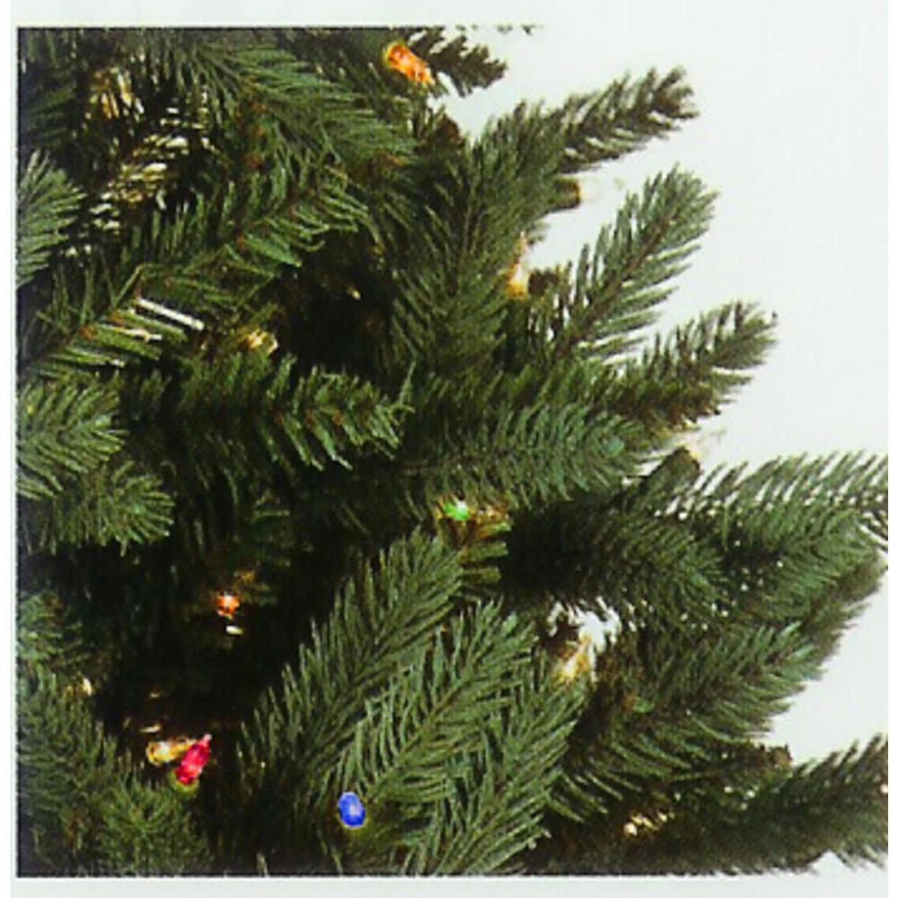 NorthLight 9' Pre-Lit Slim Carolina Frasier Multicolored Artificial Christmas Tree