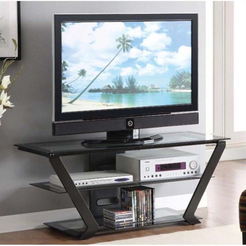 Winsome Wood Zara 25-Inch TV Stand - Espresso Finish With Storage Shelf & Door