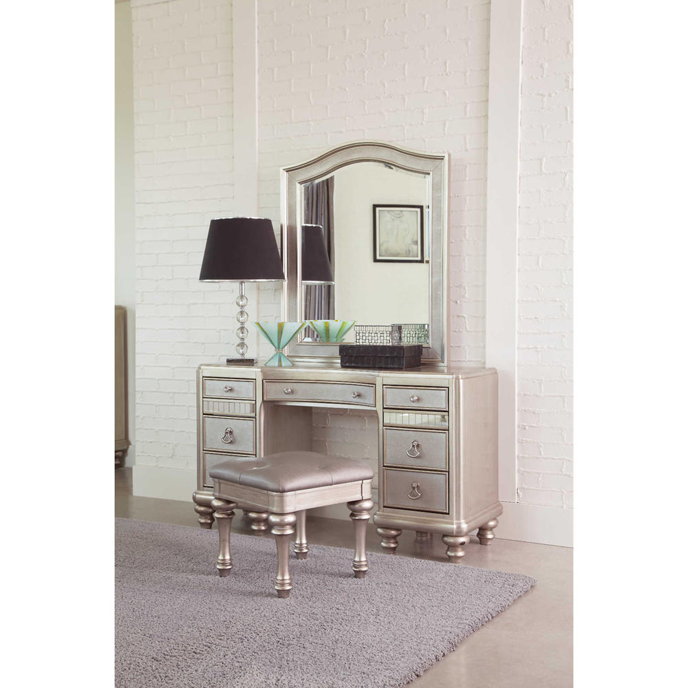 Coaster Company of America 8-Drawer Vanity Table - Silver