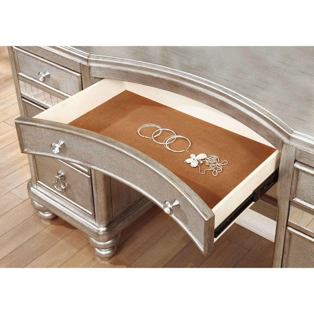 Coaster Company of America 8Drawer Vanity Table Silver