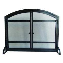 Pleasant Hearth Harper Arched Fireplace Screen with Doors