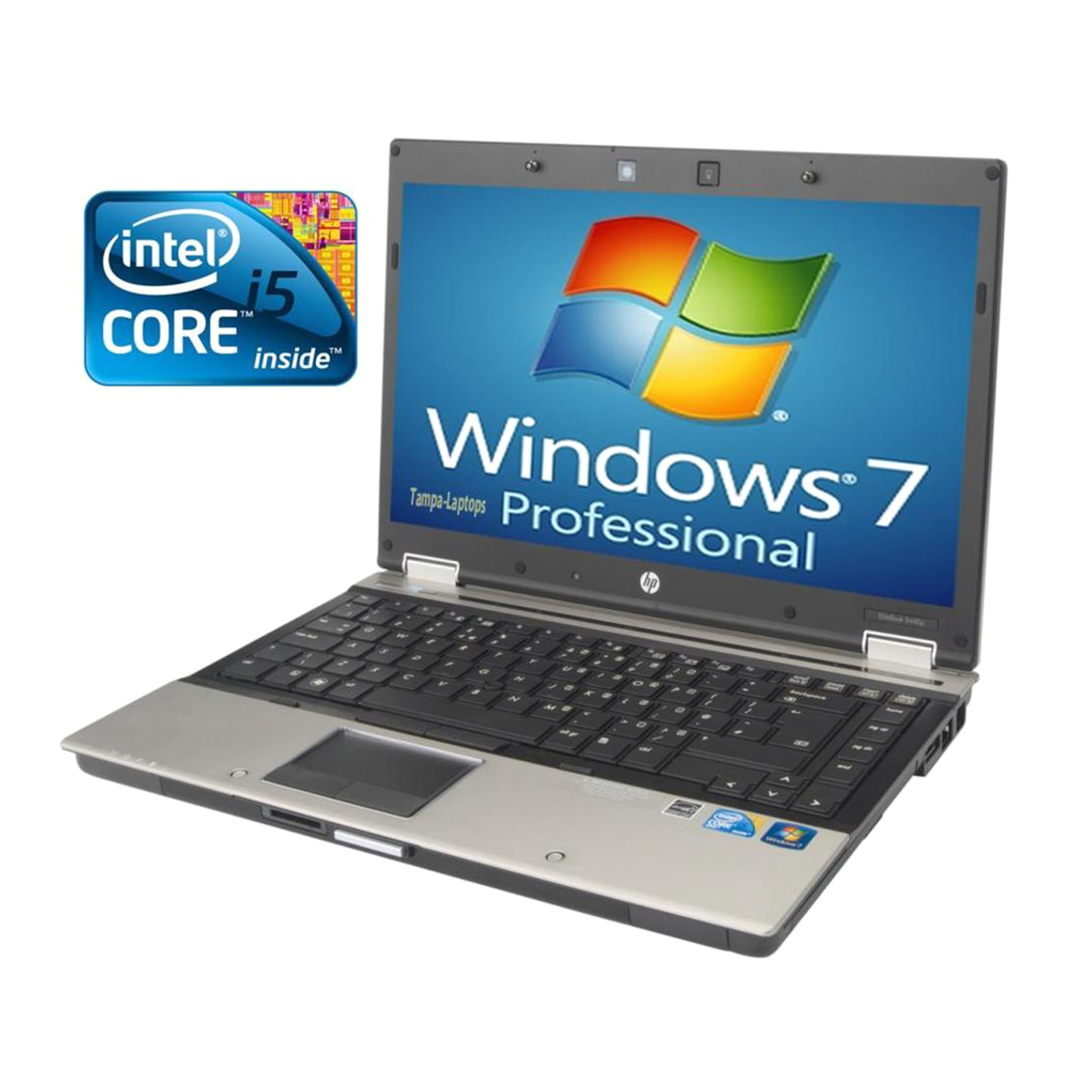 HP 8440p-24-500-webcam-7pro64 14.1" Refurbished Elitebook with Intel Core i5-520M 2.4GHz Processor