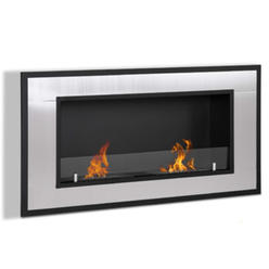 Moda Flame Lugo 47 Inch Ventless Built In Recessed Bio Ethanol Wall Mounted Fireplace  - ER8005-MF