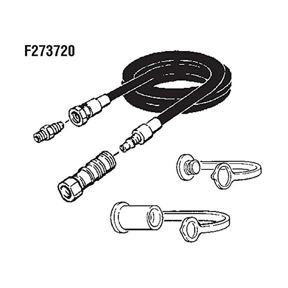 Mr. Heater F273720 12' Natural Gas and Propane Gas Hose Assembly