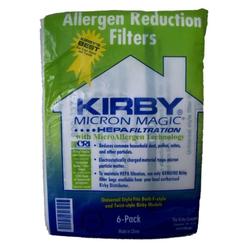 Kirby Part#204808 / 204811 - Genuine Kirby Style F HEPA Filtration Vacuum Bags for Sentria Models - 6/Package, SentriaÂ®,