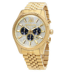 Michael Kors Mens Lexington Gold-Tone Watch MK8494