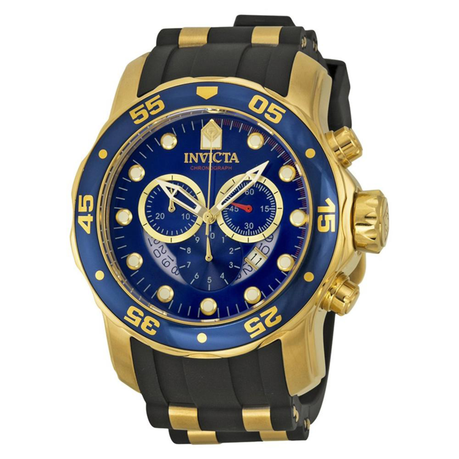 Invicta 6983 Men's Pro Diver Stainless Steel Chronograph Watch - Black