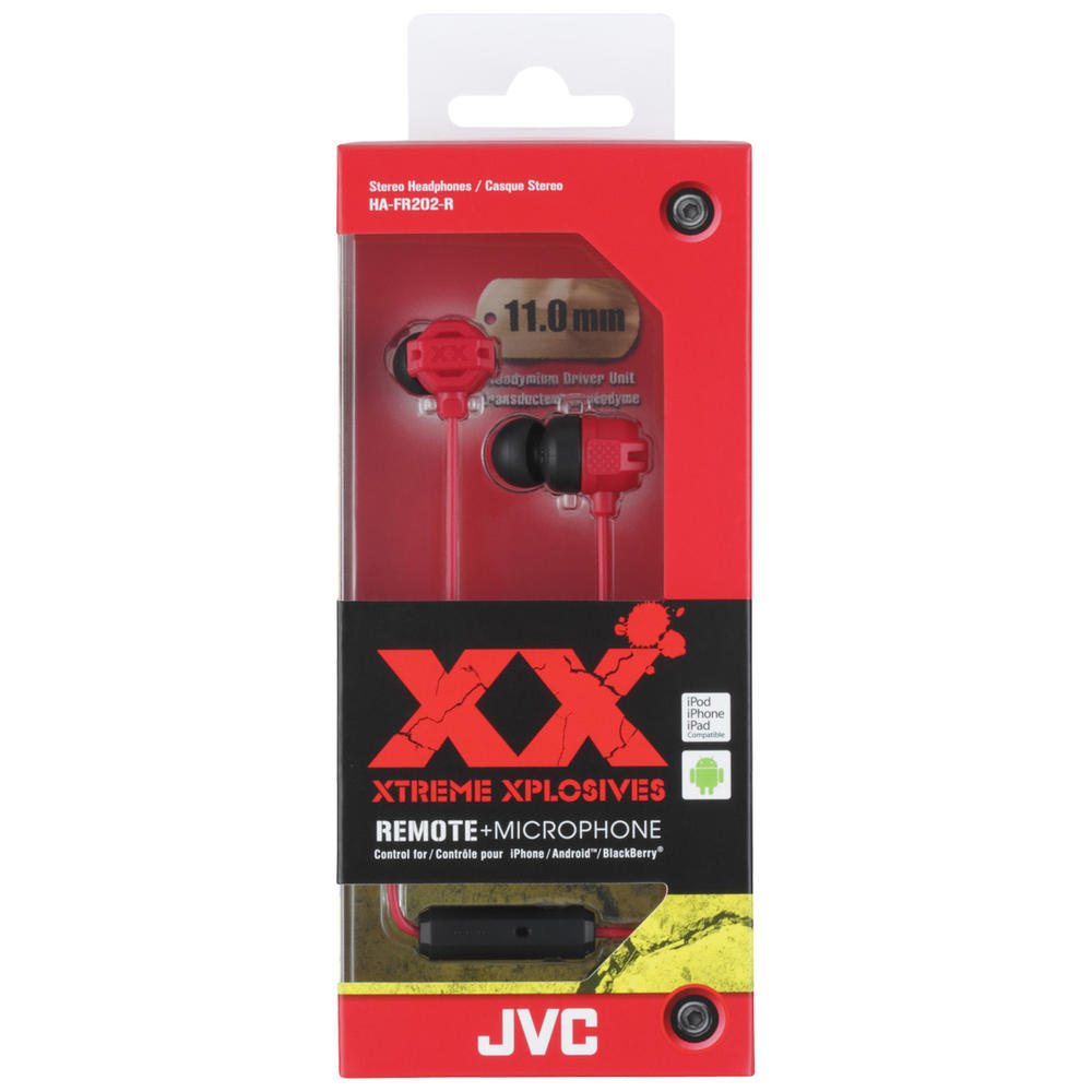 JVC Kenwood HA-FR202-R-J <h2>  Headphones </h2>