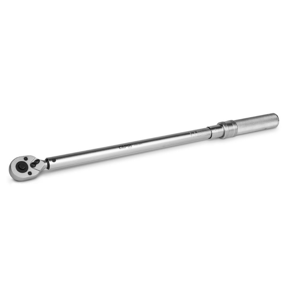 Capri Tools 30-250ft.lb 1/2" Drive Industrial Torque Wrench - Matte Chrome