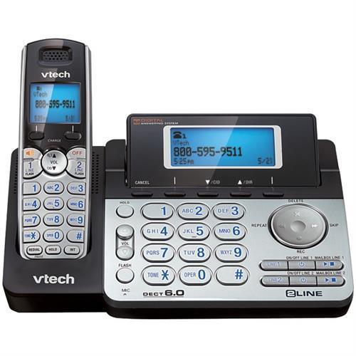 VTech   2-Line Expandable cordless phone with digital answering system and caller ID - DS6151