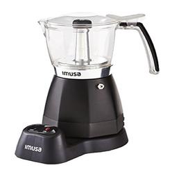 imusa usa b120-60006 electric coffee/moka maker 3-6-cup, black