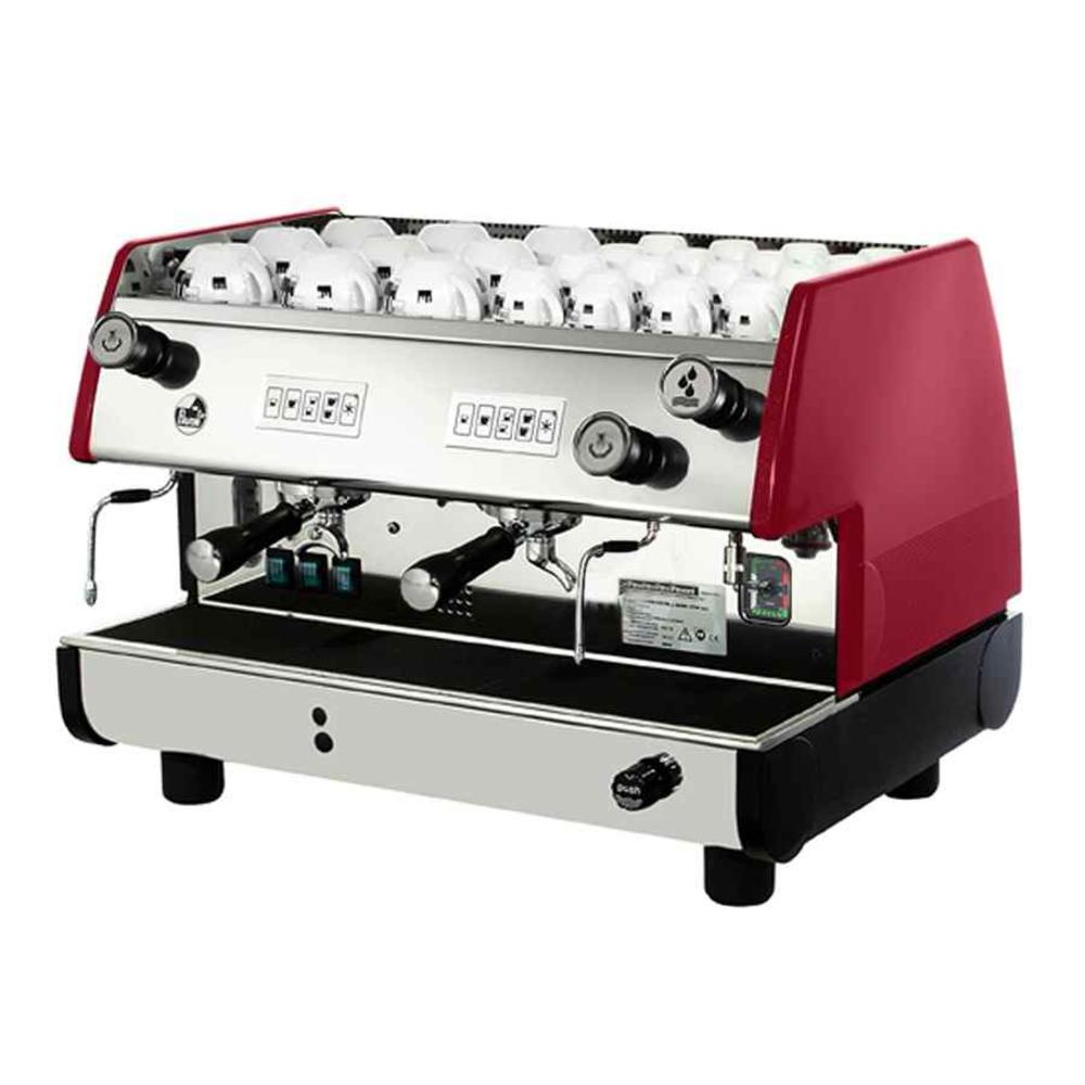 European Gift Baskets BAR-T2V-R La Pavoni PUB Series Commercial Espresso Machine - Red 2 Group
