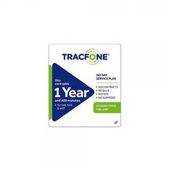 Tracfone 1 Year of Service and 400 Minutes