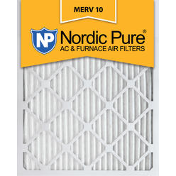 Nordic Pure 16x25x1 MERV 10 Pleated AC Furnace Air Filters 6 Pack