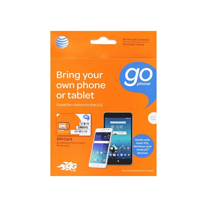 AT&T  MicroSim Starter Kit for GoPhone Devices No Annual Contract