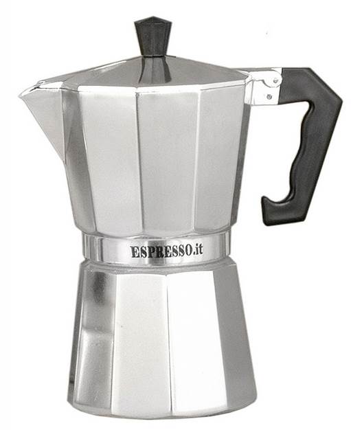 European Gift Baskets 10-9 Traditional Aluminum Stove Top Espresso Maker (9 Cups (10 in. H))