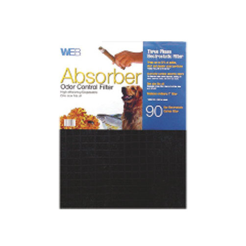 WEB ABSORBER WABSORB-4PK Web Products Inc Absorber High Efficiency Odor Control Filter  WABSORB
