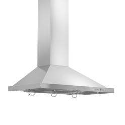 Zline Kitchen and Bath ZLINE 30 in. Convertible Vent Wall Mount Range Hood in Stainless Steel with Crown Molding (KBCRN-30)