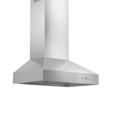 Zline Kitchen and Bath ZLINE 30 Professional convertible Vent Wall Mount Range Hood in Stainless Steel with crown Molding (667cRN-30)