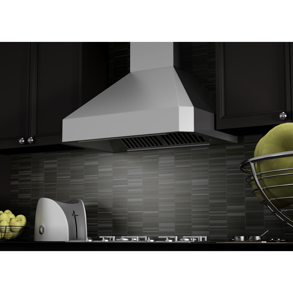 ZLINE 36 in. 1200 CFM Wall Mount Range Hood in Stainless Steel