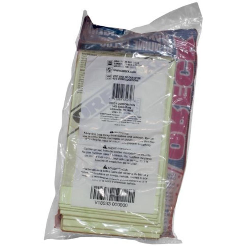 Oreck Commercial AMIB00AC51CT6 Oreck Vacuum Bag Type Cc Fits Oreck Bagged 8 / Pack 8