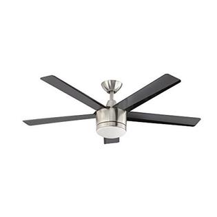 Merwry 52 in. LED Indoor Brushed Nickel Ceiling Fan
