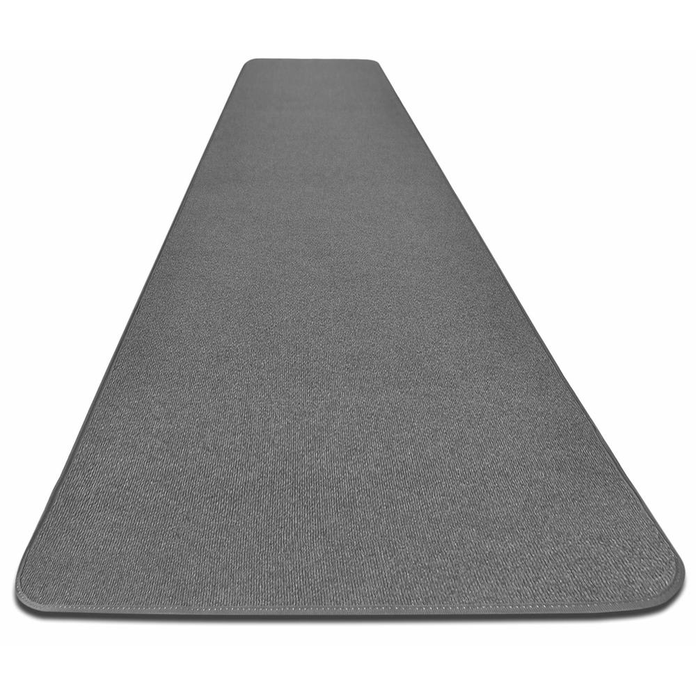 House, Home and More Outdoor Carpet Runner - Gray - 3' x 15'