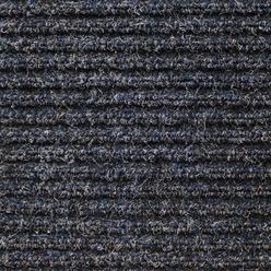 House, Home and More Heavy-Duty Ribbed Indoor/Outdoor Carpet with Rubber Marine Backing - Stormy Blue 6' x 30' 