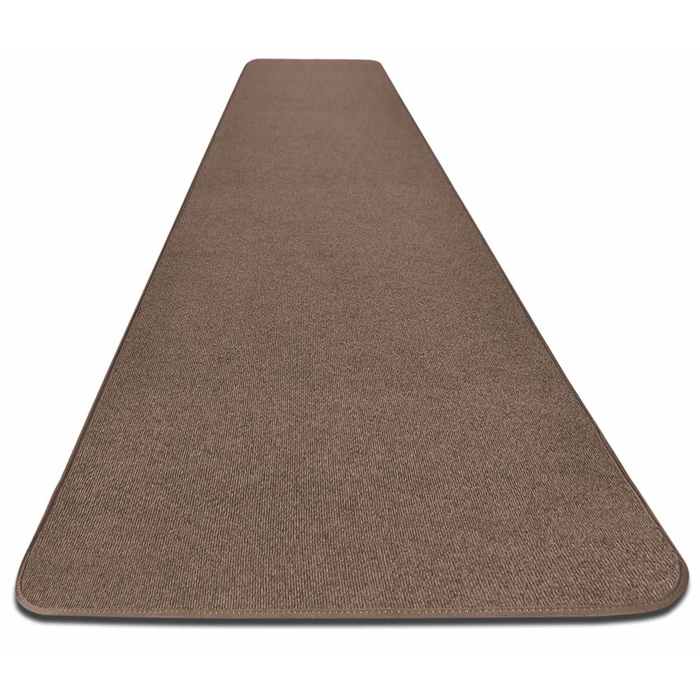 House, Home and More Outdoor Carpet Runner - Brown - 4' x 15'
