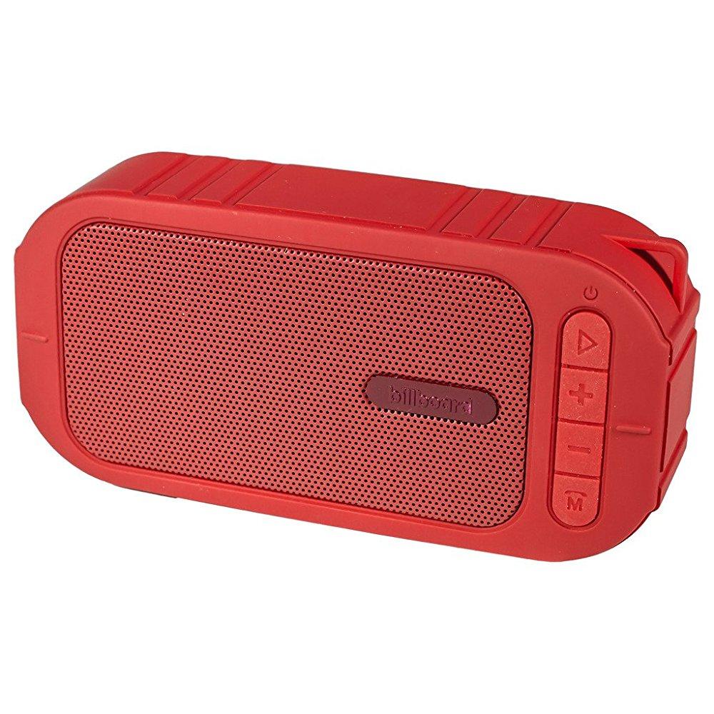 Billboard BB731  Water Resistant Bluetooth Wireless Speaker  Red