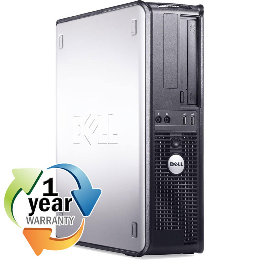 Dell GX620LP-28-2-4X-DVD-XP  Optiplex 620 P4 2.8GHz 2GB 400GB DVD Windows XP Desktop Computer PC