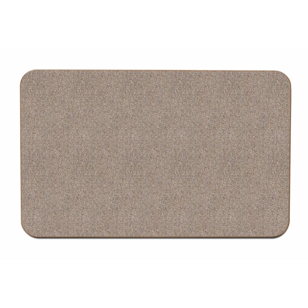 House, Home and More 8 x 10 SKID-RESISTANT Area Rug Carpet Floor Mat PEBBLE BEIGE