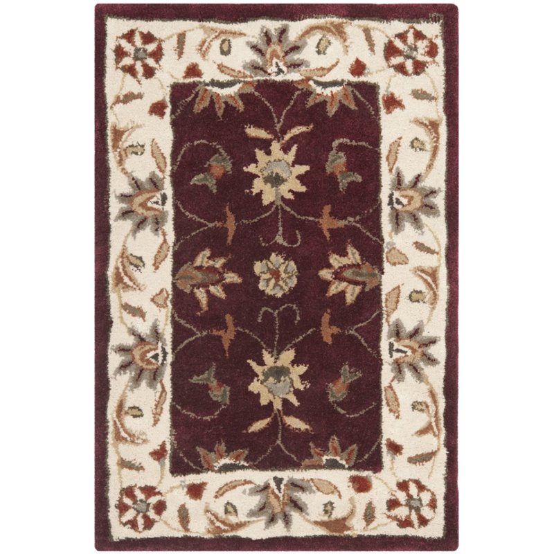 Safavieh  Total Performance Red and Ivory Runner: 2 Ft. 3-Inch x 9 Ft. Rug