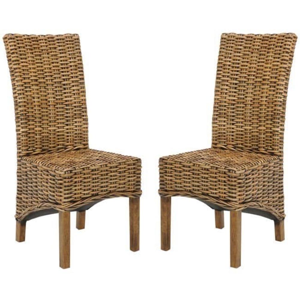 Safavieh Isla Mango Wood Side Chair (Set of brown, 2