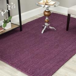 Safavieh NF447B-24 2 ft. 6 in. x 4 ft. Accent Casual Purple Natural Fiber Rug