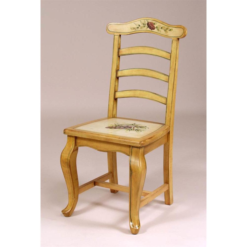 AA Importing  Side Chair (Set of yellow, 2