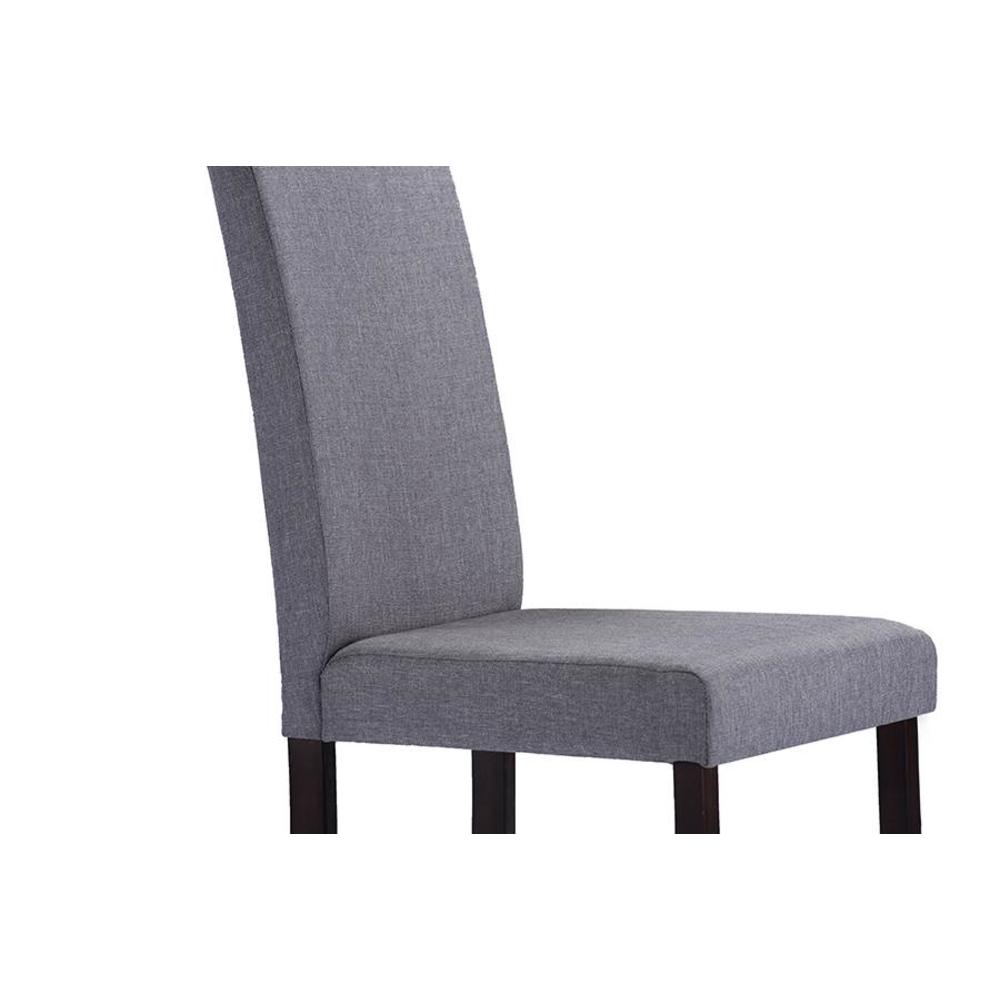 Baxton Studio Andrew Contemporary Dining Chairs - Gray (Set Of -  4, Gray