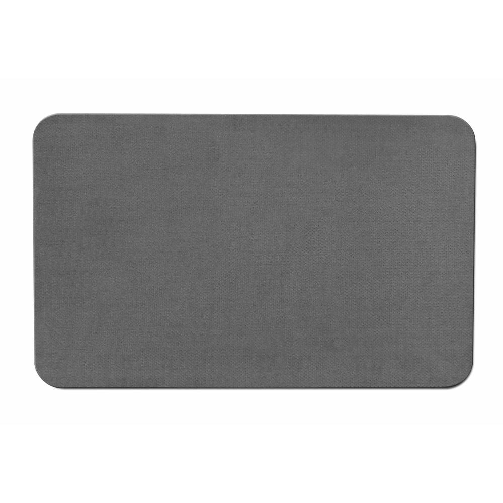 House, Home and More 6 x 9 SKID-RESISTANT Area Rug Carpet Floor Mat GRAY 6', 9'