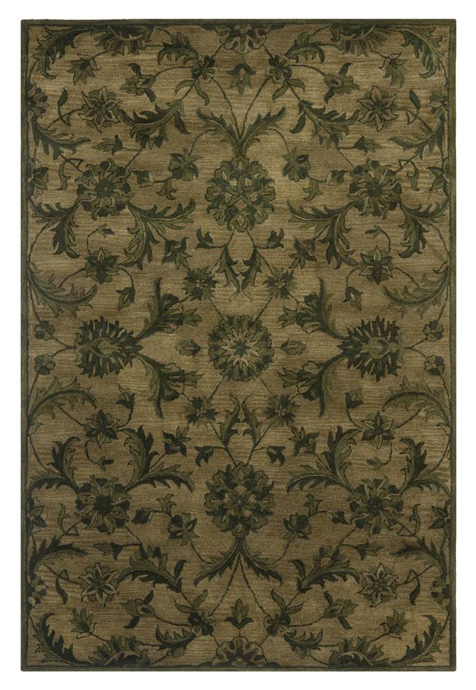 Safavieh  Antiquities Collection AT824A Handmade Traditional Oriental Olive and Green Wool Area Rug 6' x 9 6', 9', Olive/ Green