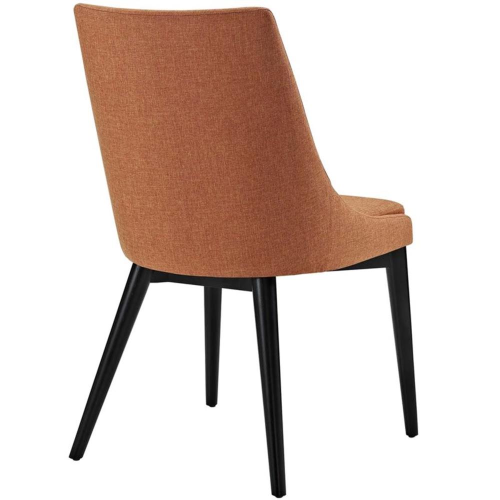 Modway  Furniture Viscount Fabric Dining Chair in orange