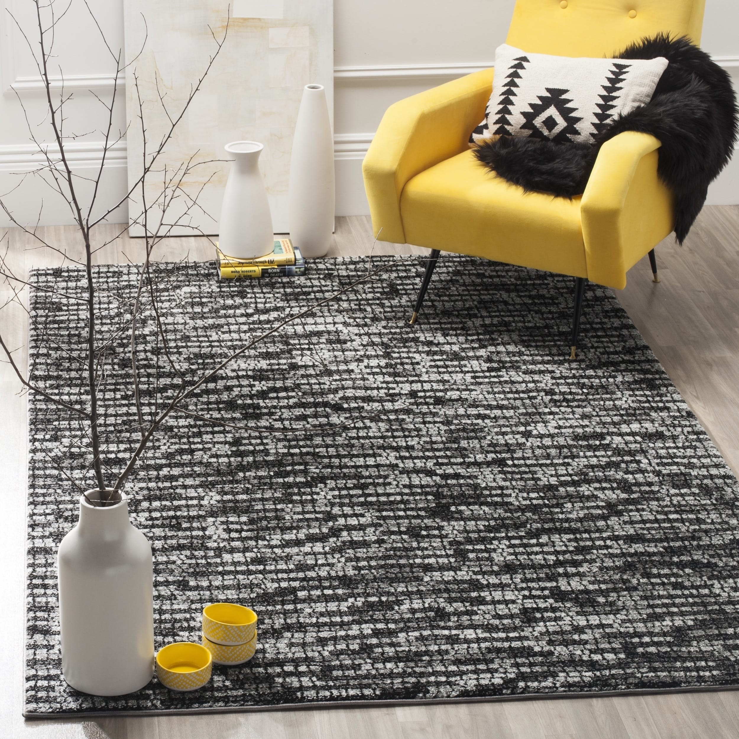 Gray Rugs Abstract Kmart
