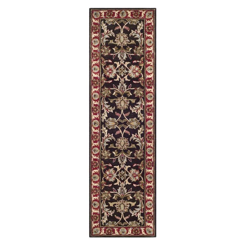 Safavieh  HG951A-6SQ Heritage Area Rug, Chocolate / Red