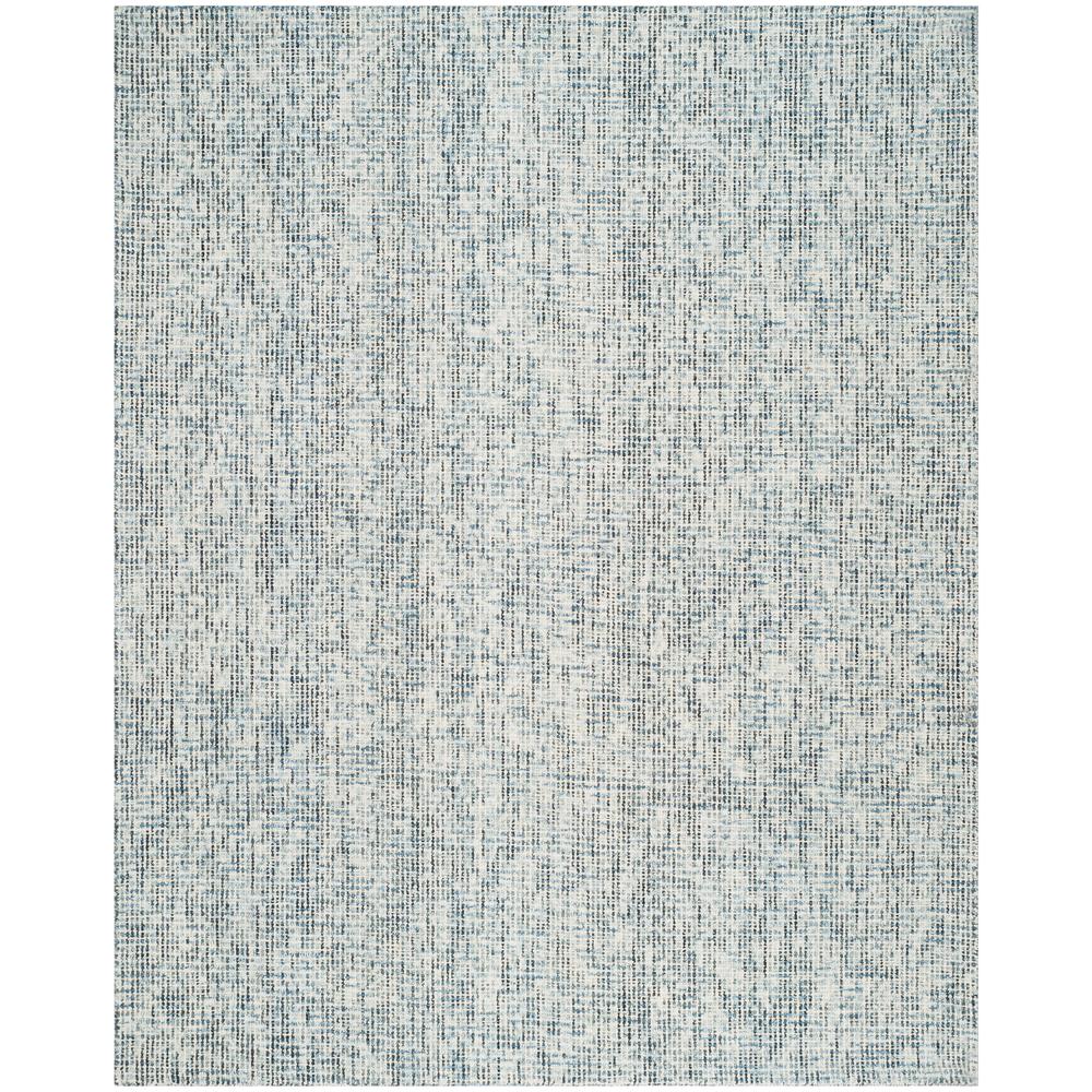 Safavieh  Handmade Modern Abstract Blue / Charcoal Wool Rug (8' x 10')