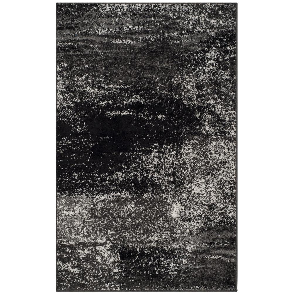 Safavieh  Adirondack Modern Abstract Silver/ Black Rug (2'6 x 4')