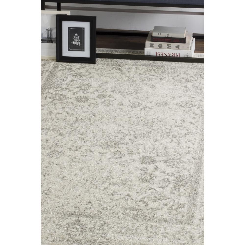 Safavieh  Adirondack Collection ADR109C Ivory and Silver Oriental Vintage Distressed Area Rug 12' x 18 12', 18', Ivory/ Silver