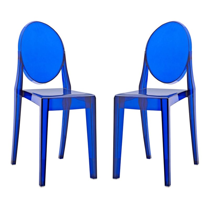 Modway Dining Chair] in Blue - Set of [ID 3346571] 2