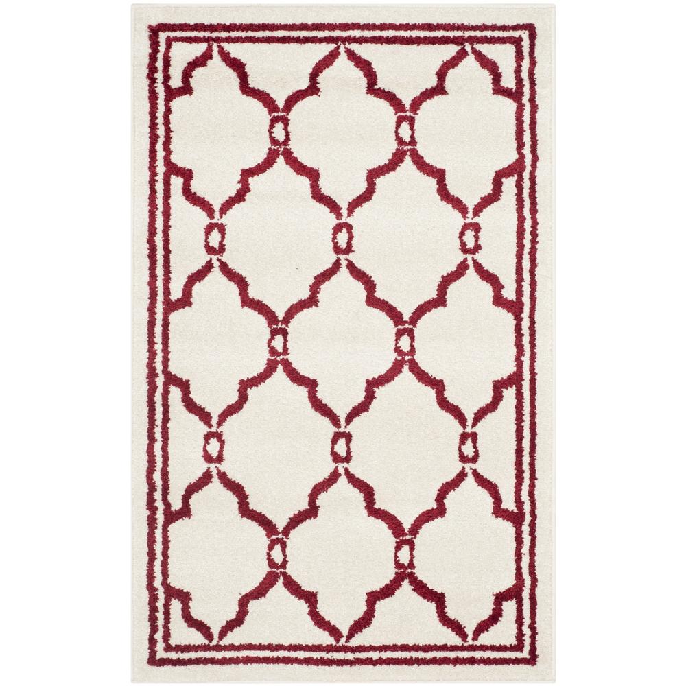 Safavieh  AMT414H Amherst Ivory and Red Area Rug