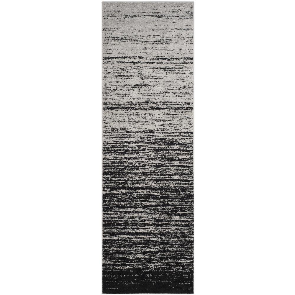 Safavieh  Adirondack Collection ADR113A Silver and Black Modern Area Rug 8' x 10 8', 10', Silver/ Black