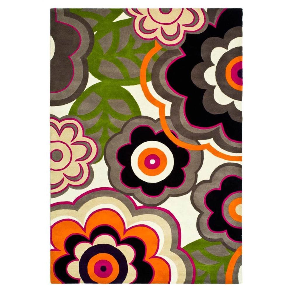 Safavieh  Soho Collection SOH752A Handmade Multicolored Premium Wool Area Rug 5' x 8 5', 8', Multi