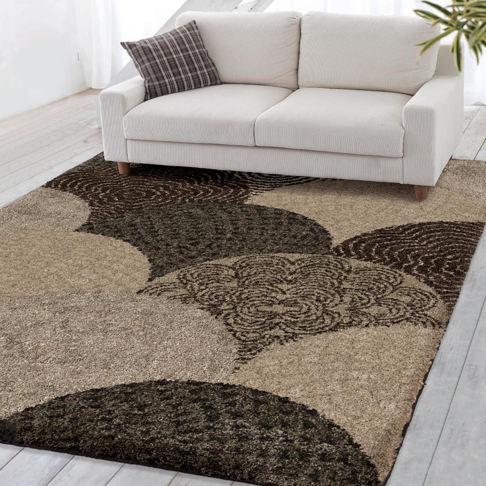Carolina Weavers  Comfy and Cozy Grand Comfort Collection Austral Multi Shag Area Rug